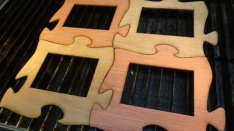 CNC Laser Cutting Custom Interlocking Puzzle Pieces