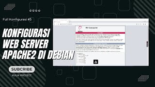 Cara Install dan Konfigurasi Web Server Apache di Debian | Full Konfigurasi Debian Bagian 5