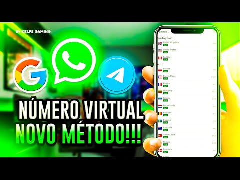 🟢 COMO CRIAR NÚMERO VIRTUAL PARA WhatsApp sem CHIP | número fake para WhatsApp  2026 (Passo a Passo)