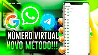 🟢 COMO CRIAR NÚMERO VIRTUAL PARA WhatsApp sem CHIP | número fake para WhatsApp 2026 (Passo a Passo)