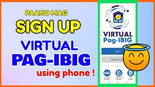 PAG IBIG Online Register: Paano Gumawa ng PagIBIG Mobile App Account screenshot 1