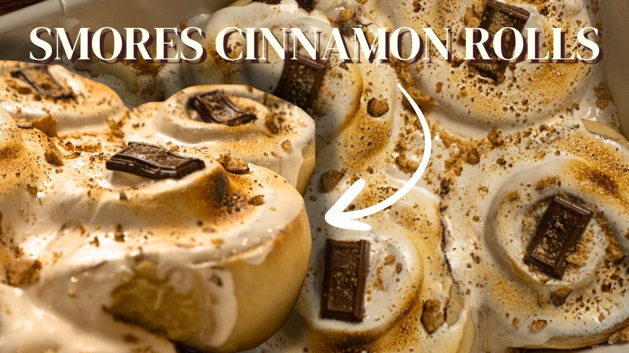 S mores Cinnamon Rolls | Bake a New Recipe w/ Me!