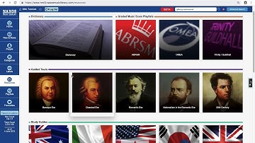 The Resources pages at Naxos Music Library – Website walkthrough tutorial