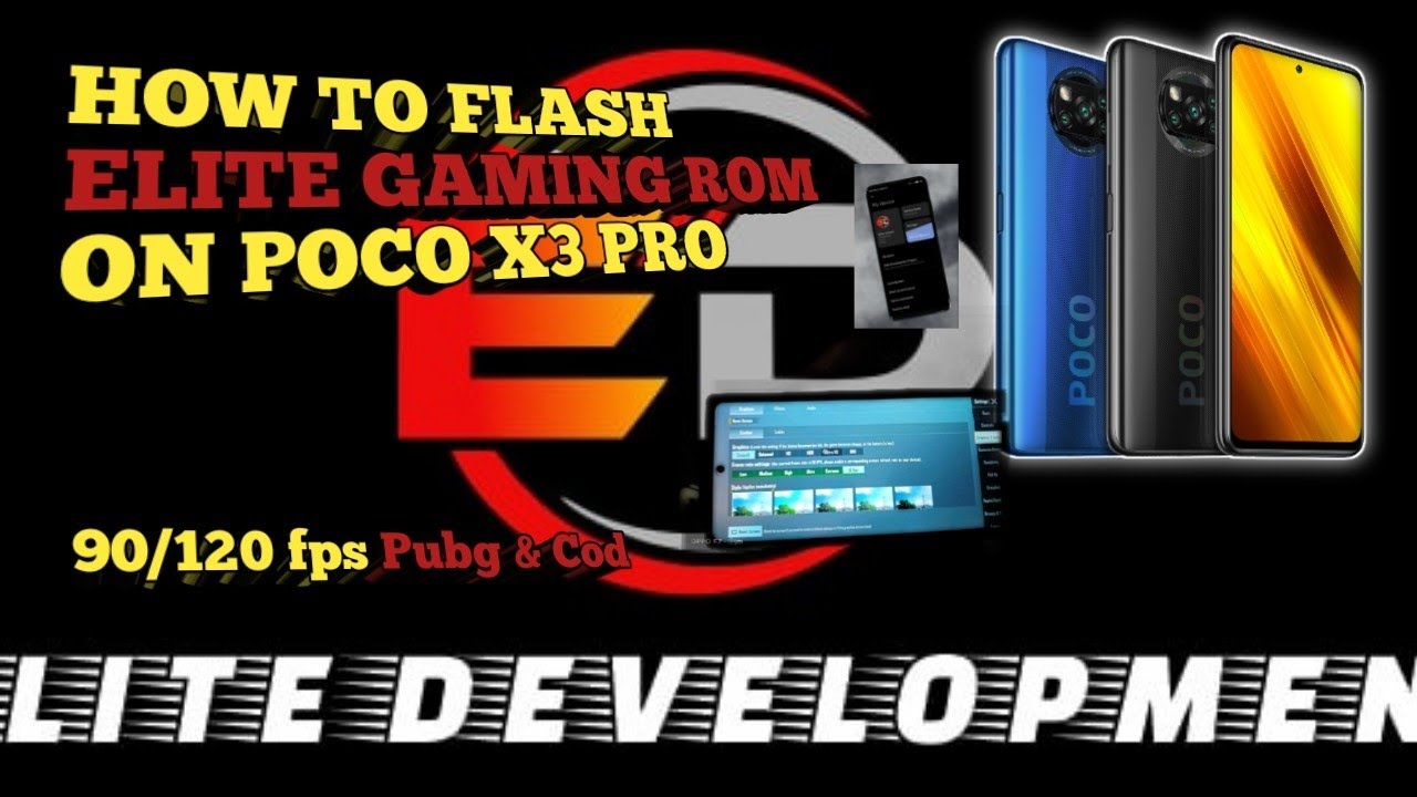 Elite Gaming Rom on Poco x3 Pro Elite Rom 13 22.8.25 Beta 90/120