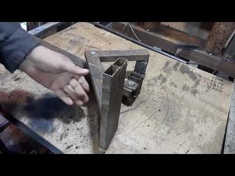 Смотрите ,что получилось из обрезков профельной трубы.Корчеватель ...