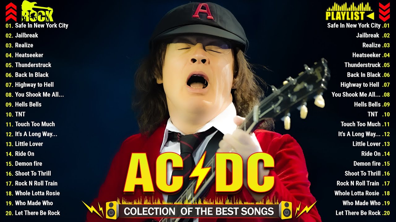 💖AC DC Greatest Hits Full Album 2024 💥 Top 15 Best Songs💖 - YouTube