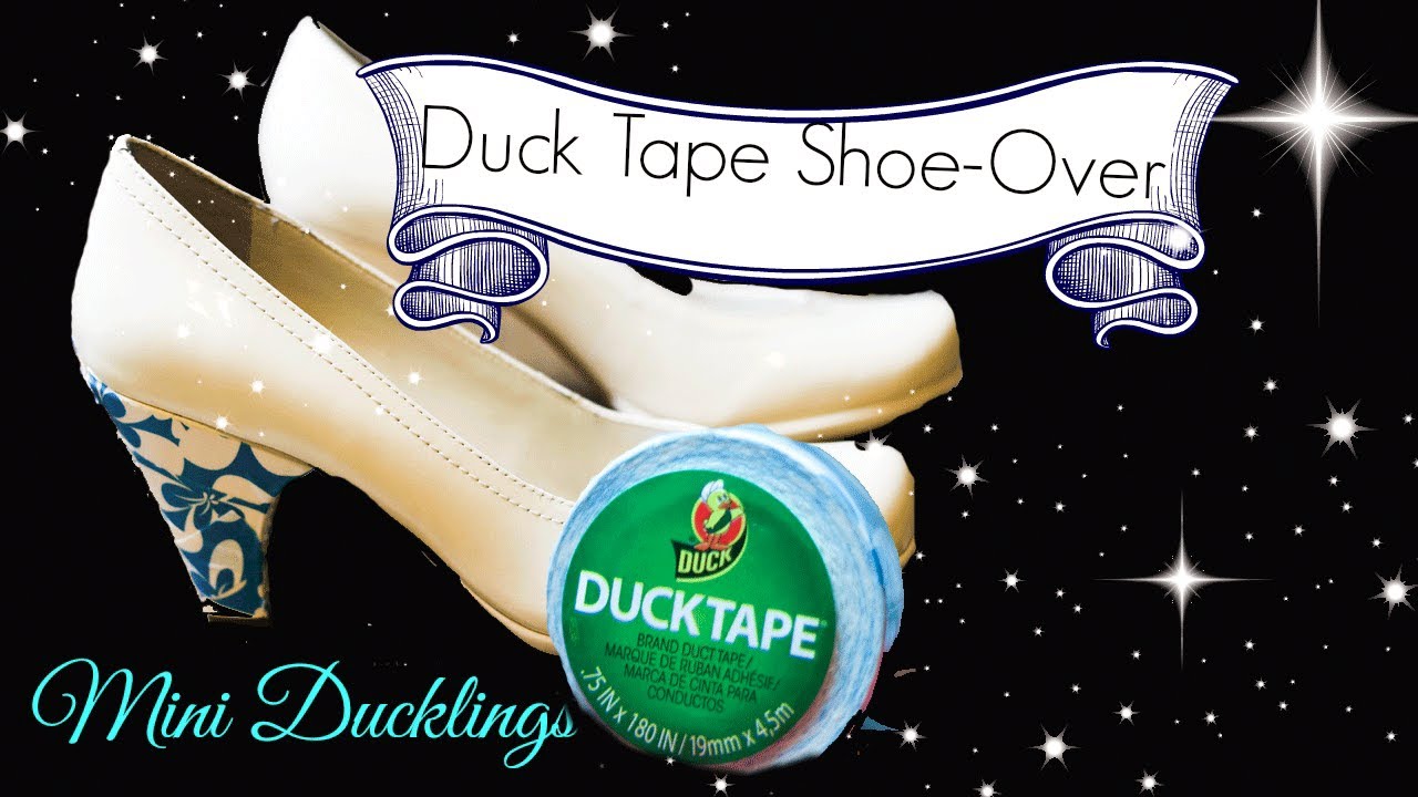 Creative DIY: Duck Tape® Ducklings Mini Roll:  A Shoe-Over | thecreativelady