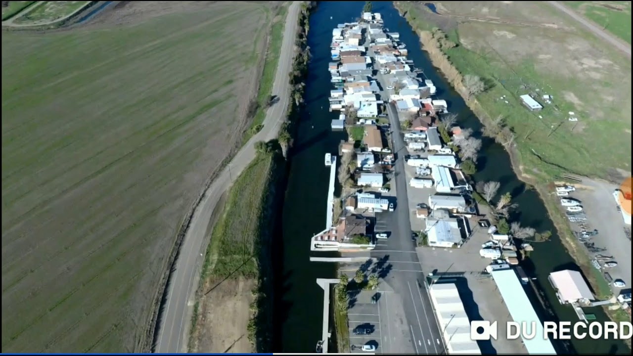 Drone over Rivers End Marina Guillory family ent YouTube