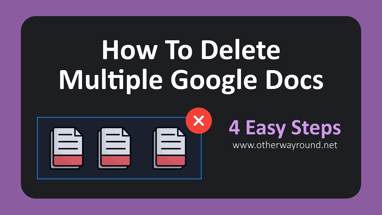 how to delete multiple google presentations at once