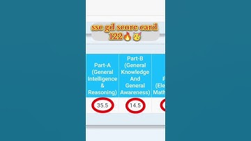 SSC GD SCORE CARD | SSC GD SCORE CARD KAISE CHECK KARE | SSC GD RESULT 2025 #shorts #ssc #scorecard
