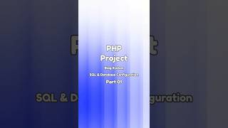 PHP Project | Blog System (Part 01) #php #phpproject #phptutorial #phpcourse #phpdeveloper