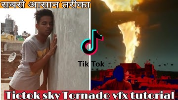 Tictok tornado effect vfx tutorial | How to make sky change video on tictok | Tictok Thunder Video