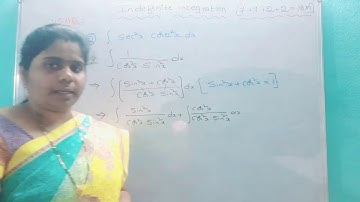 INDEFINITE INTEGRATION//VERY SHORT ANSWER TYPE QUESTION NUMBER 2//IPE purpose both AP and TS