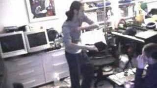 Tim at the lab
