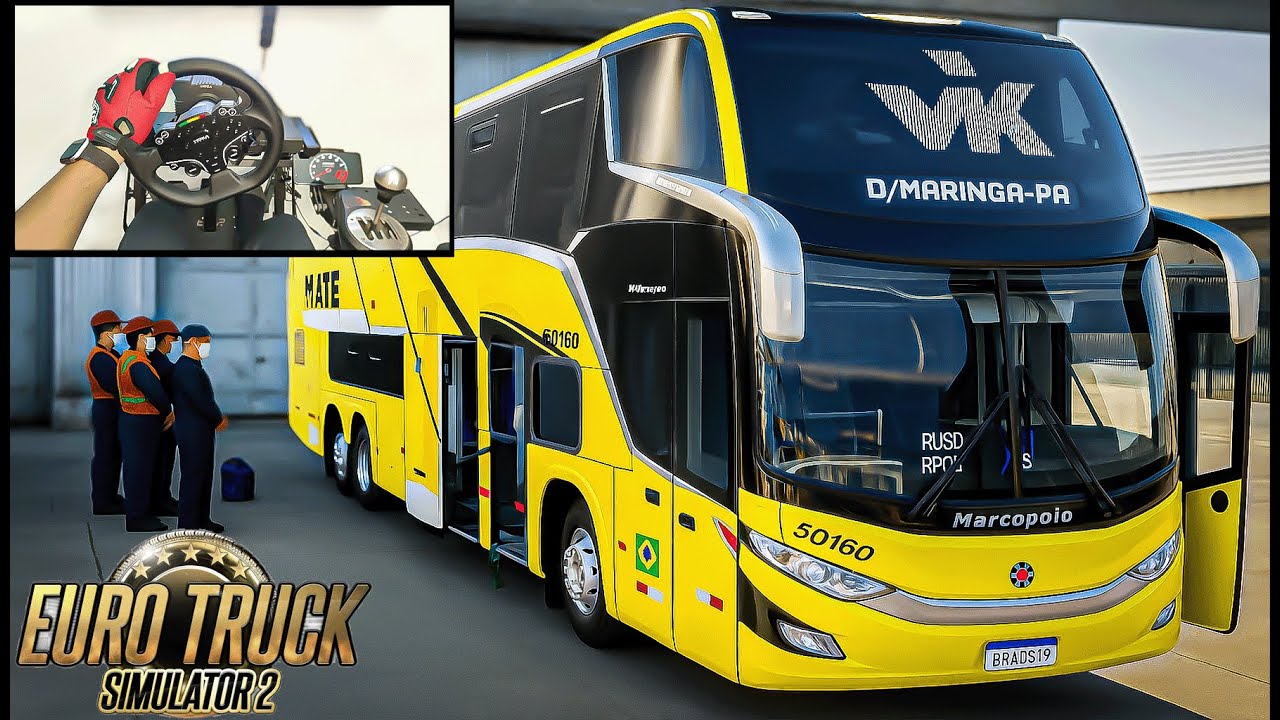Euro Truck Simulator 2 Realistic Brazilian Bus Driving At Dusk ...