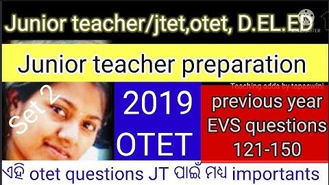 #otet #paper 1previous year #2019 #EVS paper (#environmental study) #questions with answers #teacher