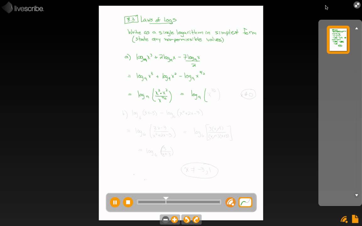 Chapter 8 Lesson 3 Example 4 Math 30-1 - YouTube