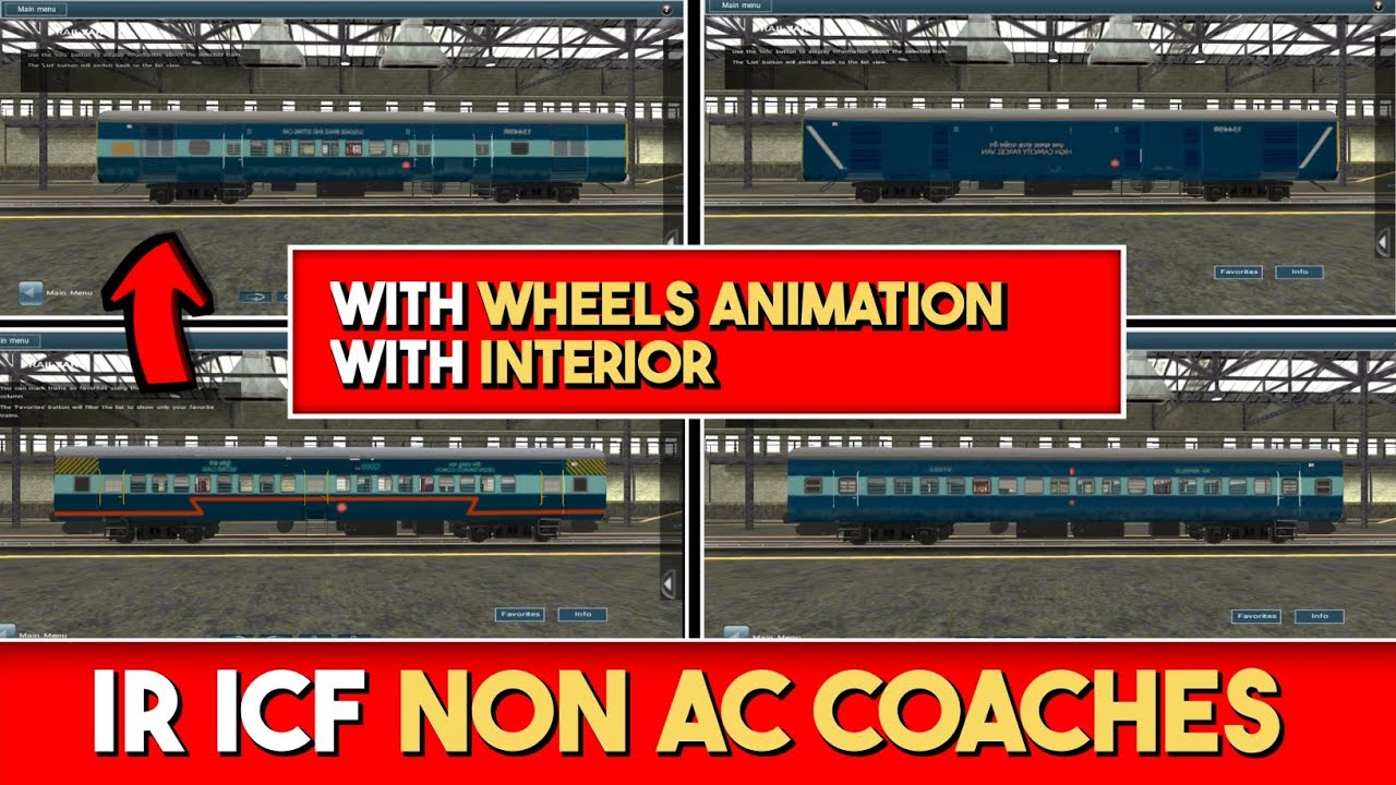 😍 How to download IR ICF NON AC COACHES in trainz simulator android | with new features 😎