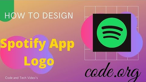 How To Design Spotify App Logo In Artist Lab Code.org... #techandcodevideos.. #learntocode..