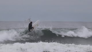 2024.5.14 火曜日　湘南　鵠沼　引地川河口　銅像前　サーフィン　サーファー