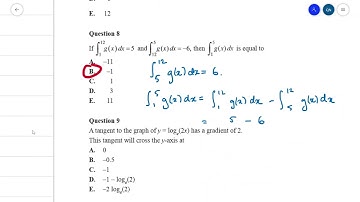 VCAA 2018 Methods Exam 2 Multiple Choice Solutions