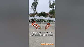 How to set up gazebo? Use 3*6m marquee as an example.