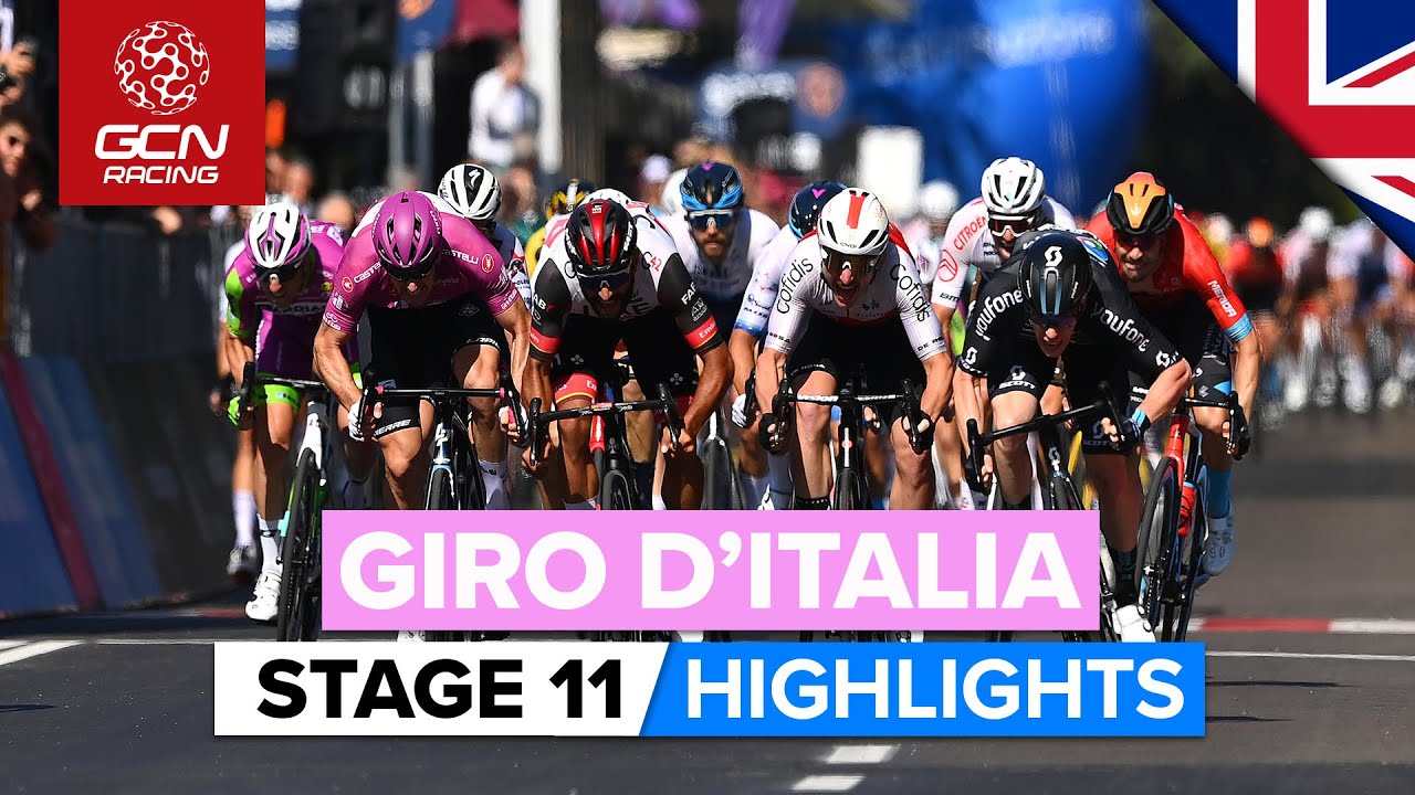 Sprinters Battle On Flattest Stage Giro DItalia 2022 Stage 11 Highlights 