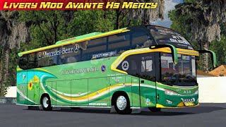 ALS ‼️ AVANTE H9 MERCY LIVERY MOD || BUS SIMULATOR INDONESIA screenshot 2