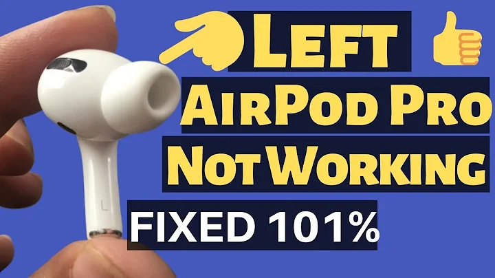 8 Fix, Left AirPod Pro Not Working 101%: Easy Solutions For Big Problem [2022]