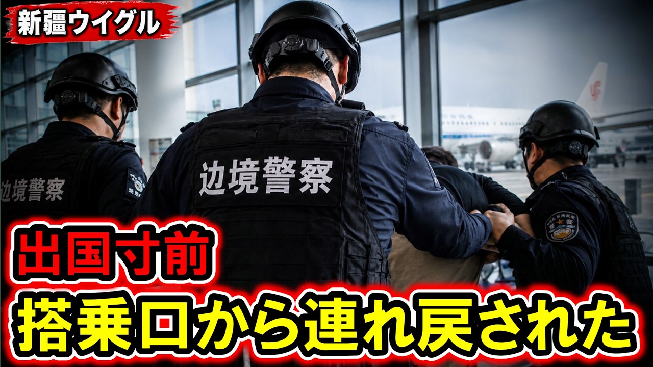 31時間拘束後、中国脱出直前、国境警察に搭乗口から連れ戻された【新疆ウイグル・伊寧】