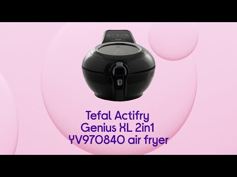 Tefal ActiFry Genius XL 2in1 YV970840 Air Fryer Black Overview YouTube