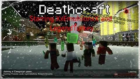 Deathcraft 2 (Left 4 Dead 2 Mod)ft.LegendTurkey ep.1 Minecraft!!!!!!!!!