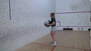 MB Step-back Rotational Toss