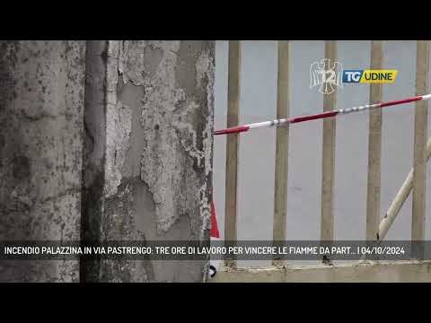 INCENDIO PALAZZINA IN VIA PASTRENGO: TRE ORE DI LAVORO PER VINCERE LE FIAMME DA PART... | 04/10/2024