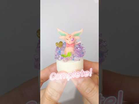 【粘土】エーフィの紫陽花ゼリーケーキ作ってみたPart2#ポケモン #ファンアート#フェイクスイーツ #作品制作 #レジン