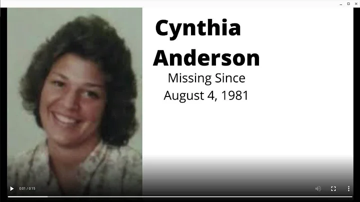 What Happened To Cynthia Anderson?