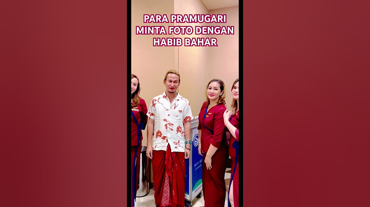 HBS TAK MENOLAK‼️HBS DAN PRAMUGARI‼️ PARA PRAMUGARI MINTA FOTO DENGAN HABIB BAHAR‼️ 7 Januari 2024‼️