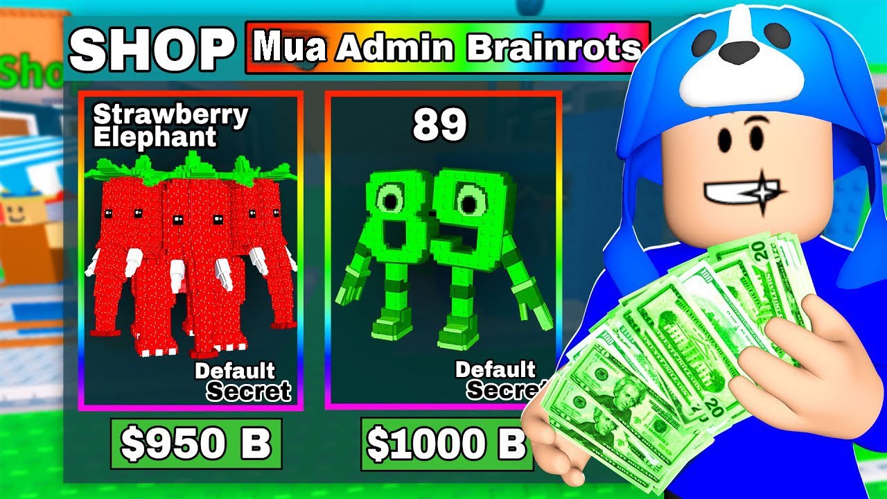 10 giờ Mua admin Brainrot đắt nhất để đạt 10 nghìn tỷ $ trong Đánh Cắp Brainrot Roblox | Game Short