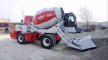 AIMIX 3.5C Self Loading Concrete Mixer Test Run in Peru