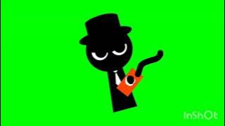 Чёрный с динамитом бежит футаж