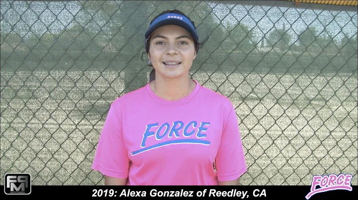 2019 Alexa Gonzalez Second Base and Outfield Softb...
