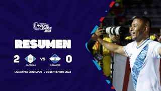 Resumen | Guatemala vs El Salvador | 2023\/24 Concacaf Nations League