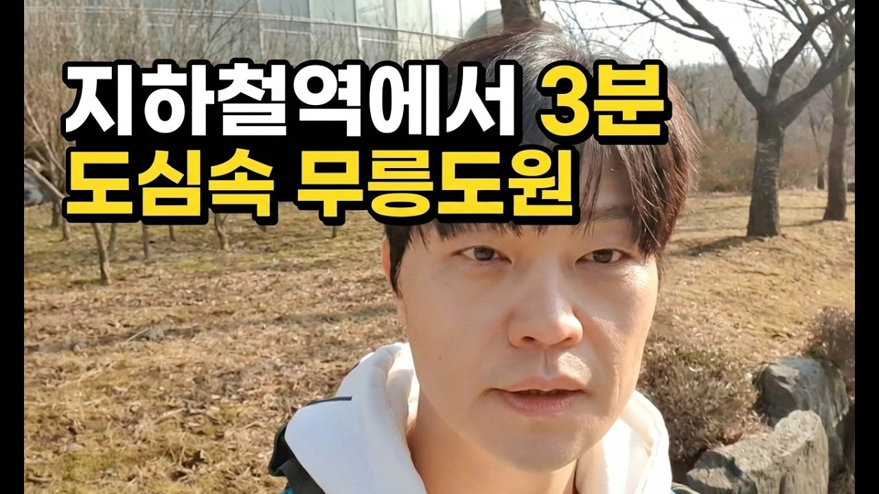 지하철역에서 3분, 도심속 무릉도원 트레킹코스 대중교통 당일치기 여행