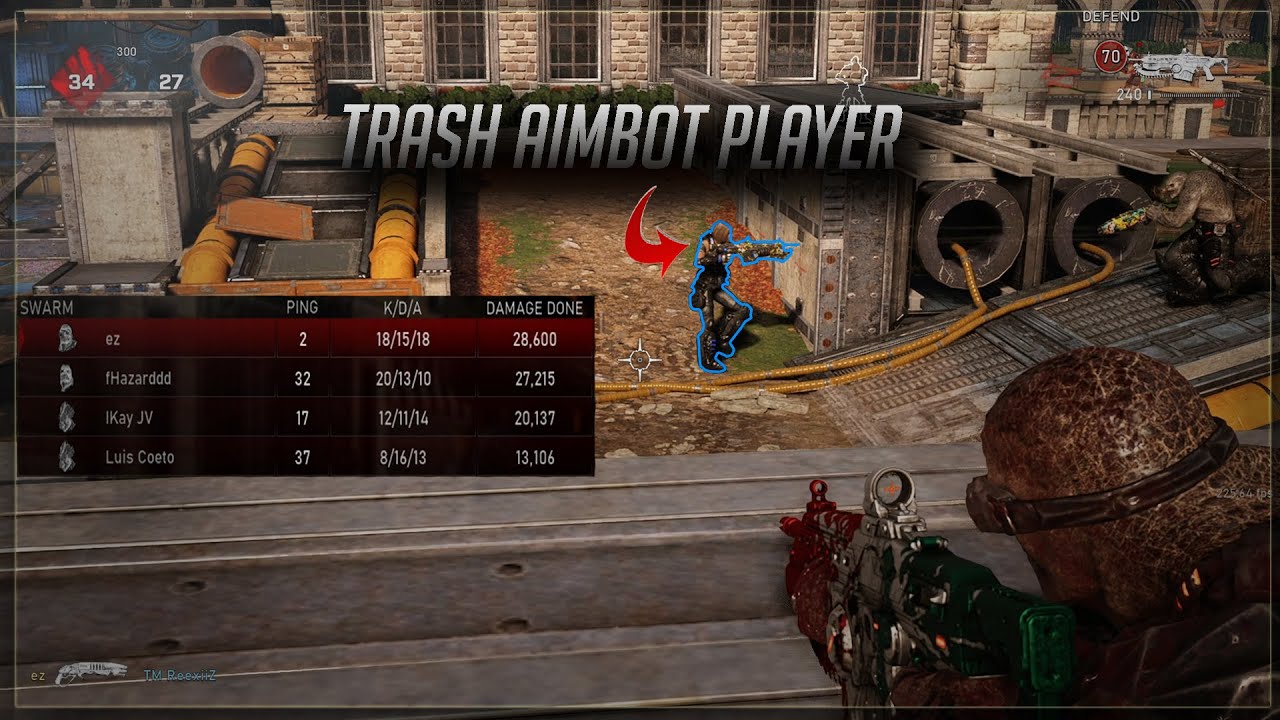 Gears 5 - I PLAYED AGAINST A HACKER... ( Ranked Control)