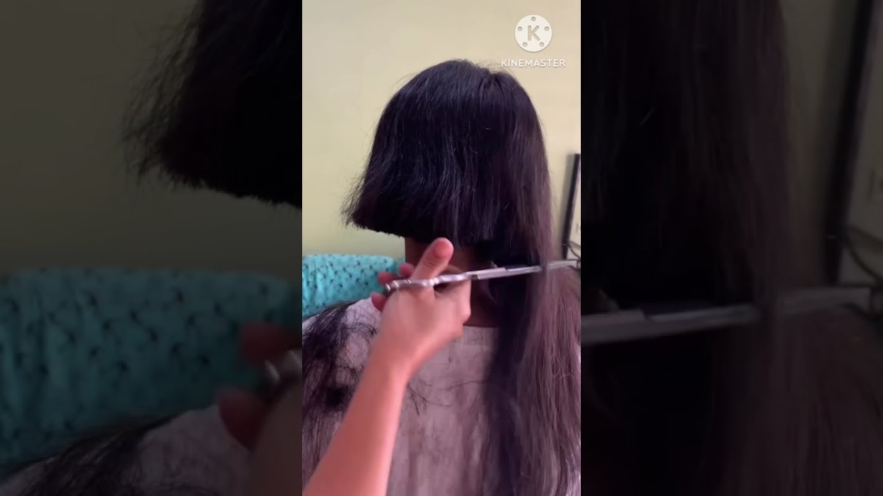 Gak bisa urus rambut, akhirnya dipotong pendek banget di rumah