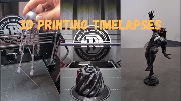 3D Printing TimeLapse Compilation Episode 1 (Prusa Mk3s+)