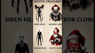 Top 4 Scariest Cryptic Creatures You Should NEVER See 😱 #edit #shorts