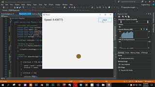 Basic physics.The Earth gravity force. - C# (Windows Forms) screenshot 5