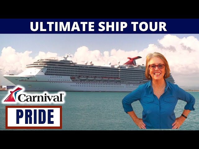 Carnival Pride Ship Tour 2023 (following June Dry Dock)