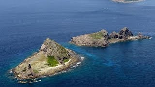 Japan self defense force drills on assaulting islands with air force navy marine land army in 2014